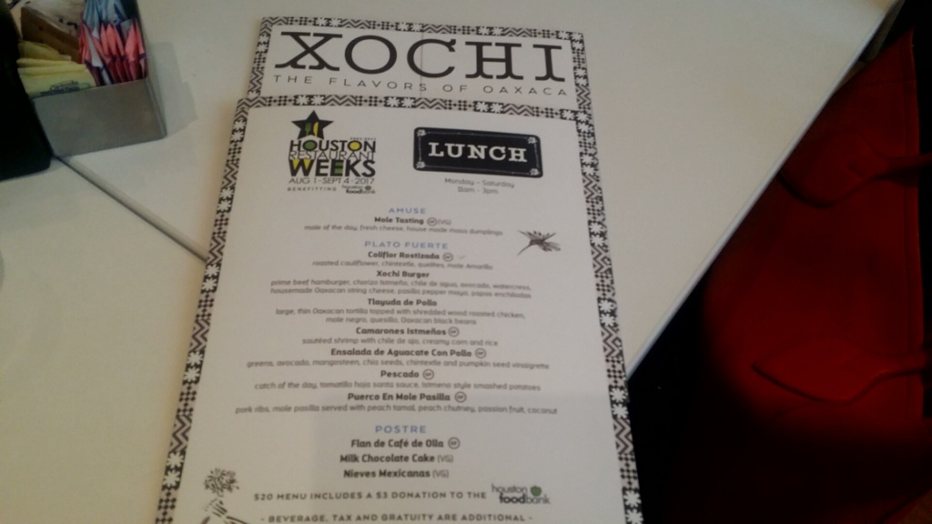 Downtown Dining at Xochi Houston Restaurant Week Best Meal Ever