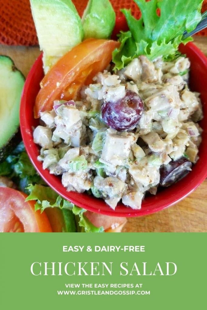 Easy Dairy Free Chicken Salad