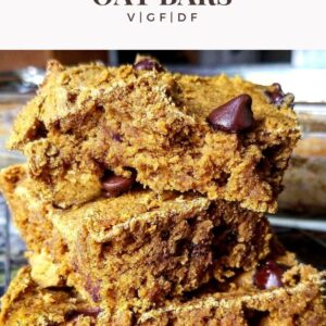 Pumpkin and Chocolate Oat Bars| Top Recipes | Year in Review