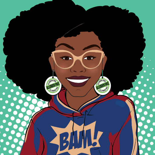 Black Allergy Mama logo